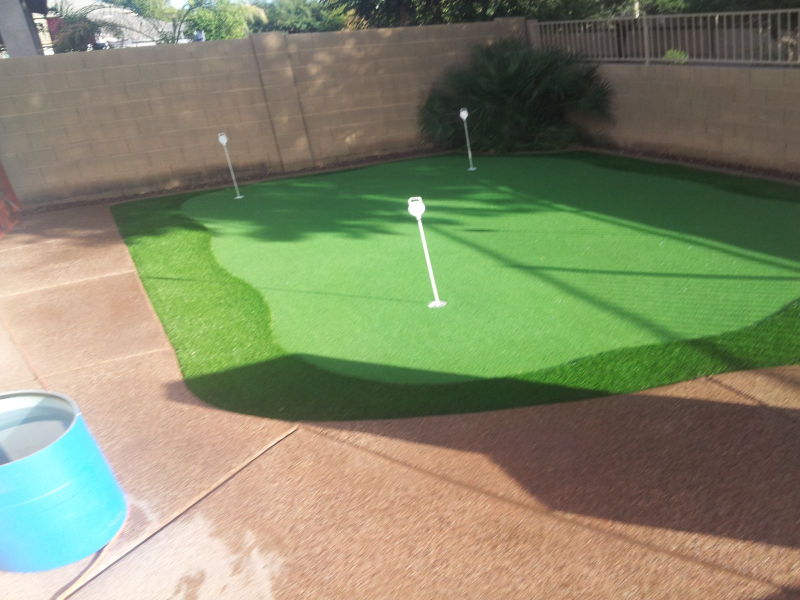 Care For Backyard Putting Green. Scottsdale Artificial Grass
