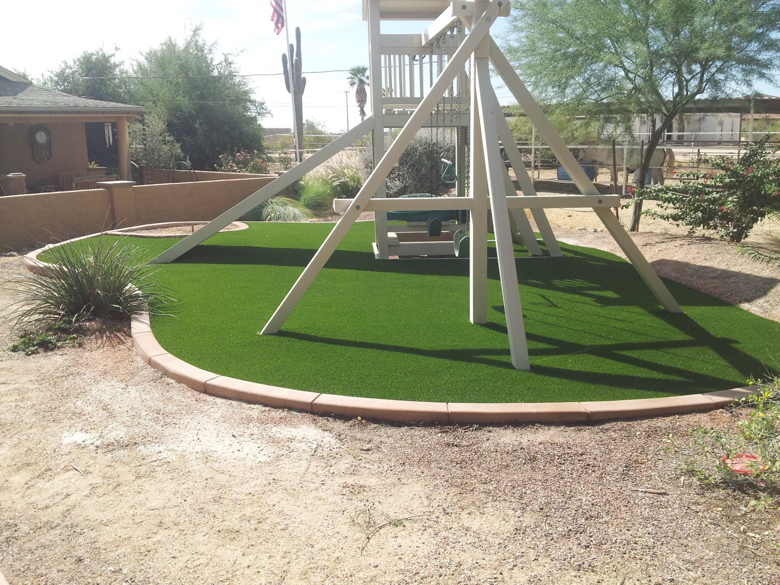 Scottsdale Artificial Grass. Keep Kids Safe With Fake Grass